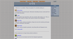 Desktop Screenshot of cr31.co.uk